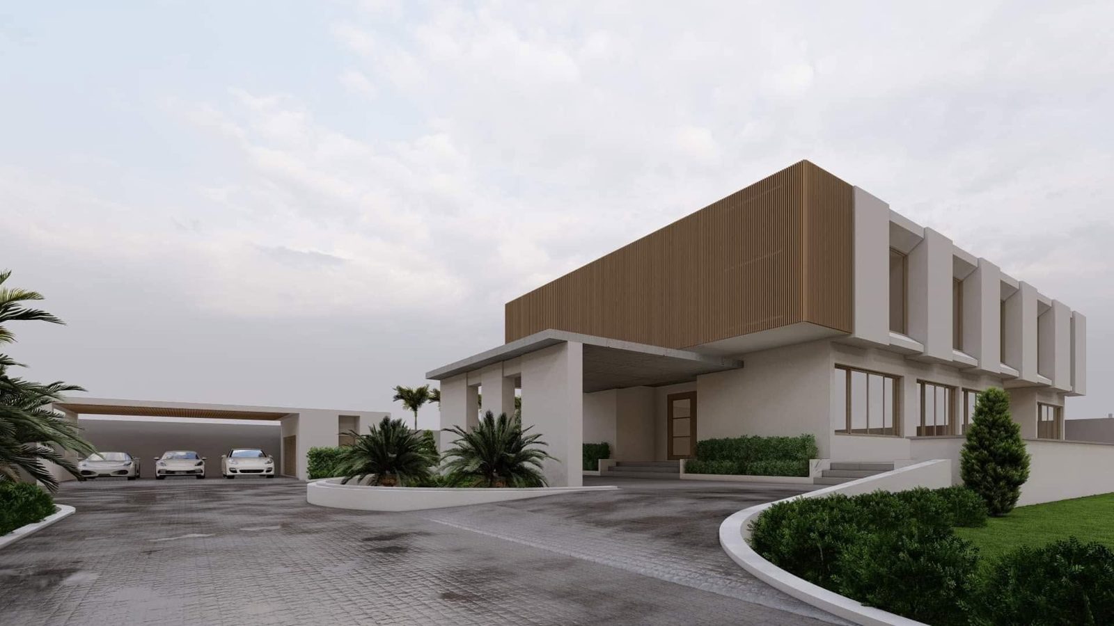 Modern Villa Sukhothai อาคารสูง 2 ชั้น จังหวัดเชียงใหม่ — ก่อนก่อสร้าง (อาคาร วิลล่า, เชียงใหม่) โดย TAKAWA